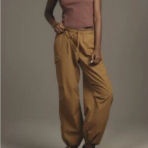 Pilcro Pull-On Parachute Pants in Bronze